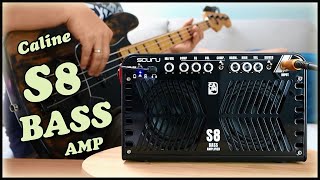 Video thumbnail for Caline Scuru S8B 20W portable bass amplifier by Jo Bass
