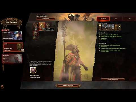 NEW BALTHASAR GELT Selection Video | Total War Warhammer 3