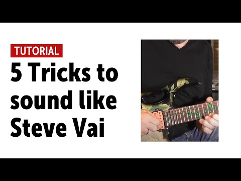 5 Tricks to sound like Steve Vai