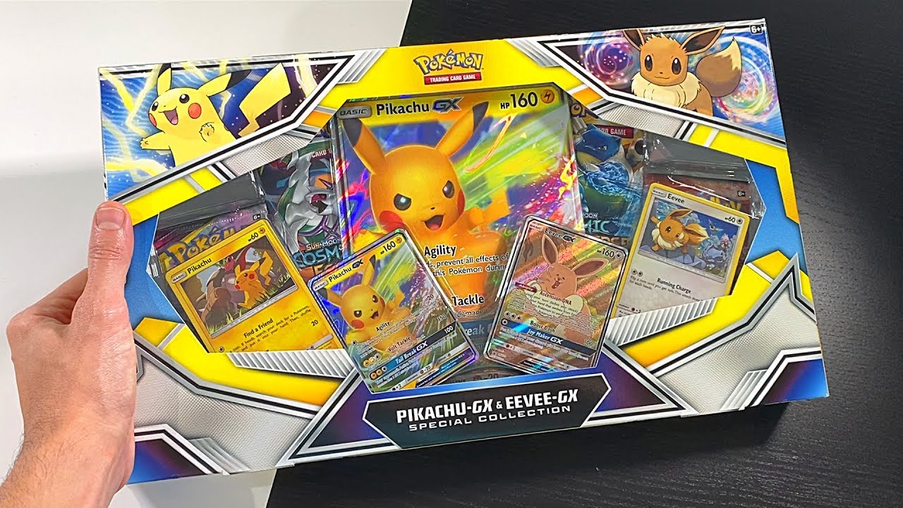 *NEW POKEMON CARDS PIKACHU & EEVEE BOX!* Opening SPECIAL COLLECTION Box With COSMIC ECLIPSE!