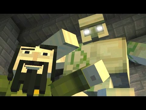 Minecraft: STORY MODE - THE THIEF'S EVIL IRON GOLEM ATTACK!! [2]
