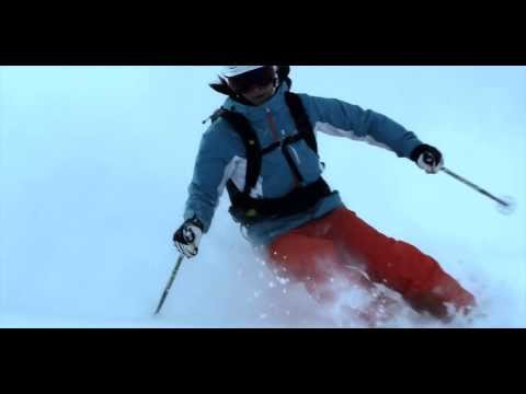 AUSSCHNITT LORRAINE. FREERIDEN AM ARLBERG ZU G-DUR