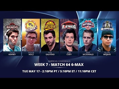 Replay GPL Week 7 - Americas Conference 6-max Match 2 - W7M64