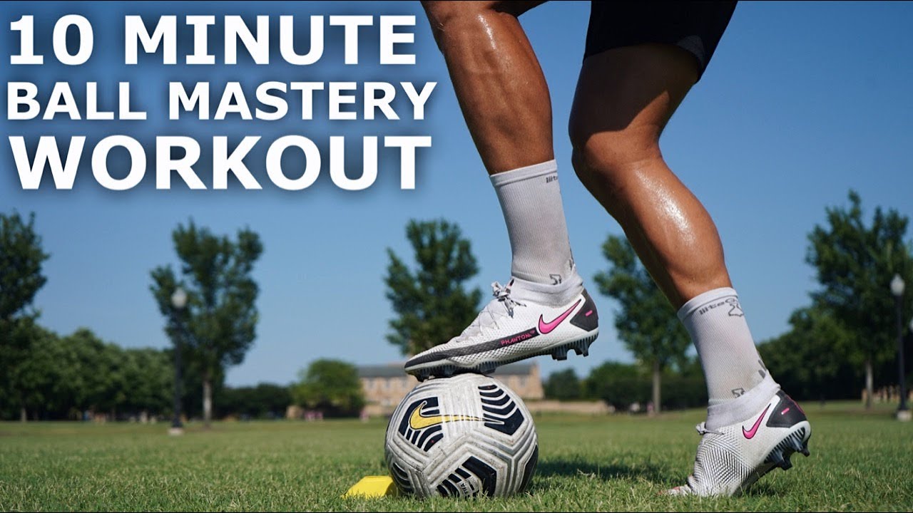 Easy 10 Minute Ball Mastery Workout | Simple Ball Mastery Exercises For Footballers