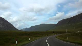 Drive To Glencoe Scottish Highlands Of Scotland August 2nd