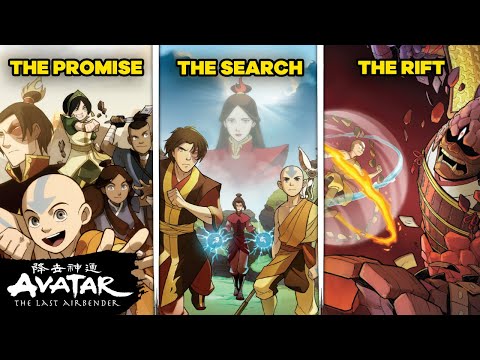 The Story Continues… 🌊⛰️🔥🌪️ | OFFICIAL AVATAR MOTION COMICS (EP 1-3) | Avatar: The Last Airbender