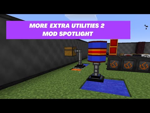 Minecraft Mod Spotlight ~ Extra Utilities  ~Transfer Nodes, Upgrades & Uses