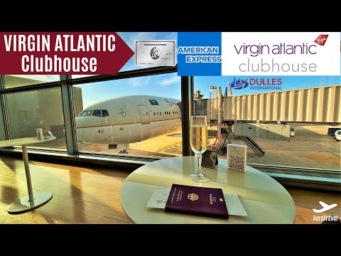 VIRGIN ATLANTIC CLUBHOUSE @ WASHINGTON DULLES | FANTÁSTICO LOUNGE DE NEGÓCIOS com COMIDA DE ALTA QUALIDADE 4K