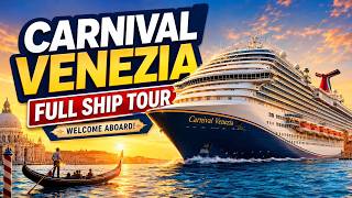 Carnival Venezia Full Walkthrough | Carnival Cruise Ship Tour. (4K)