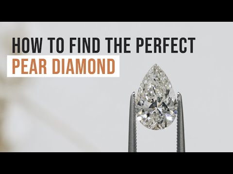 How to pick the perfect pear diamond for engagement ring