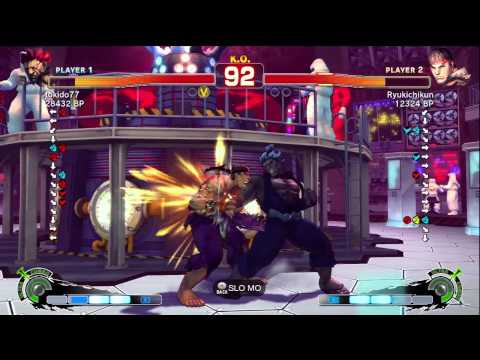 Tokido [Akuma] vs Ryukichikun [Ryu] SSF4 Japanese Online Ranked Matches - TRUE-HD