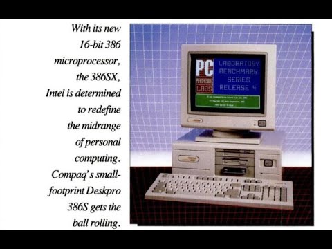 The Beautiful Compaq 386s Part 4 : Benchmarking against a full 80386