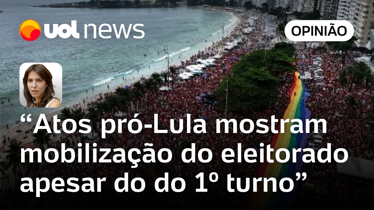 Ato pró-Lula em Copacabana mostra mobilização do eleitor apesar do resultado do 1º turno | Bilenky