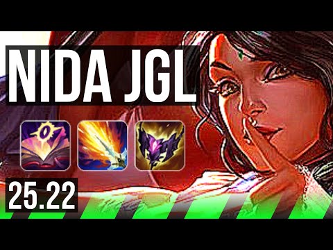 NIDALEE vs KAYN (JGL) | 20/0/3, Legendary, Quadra | KR Master | 25.22