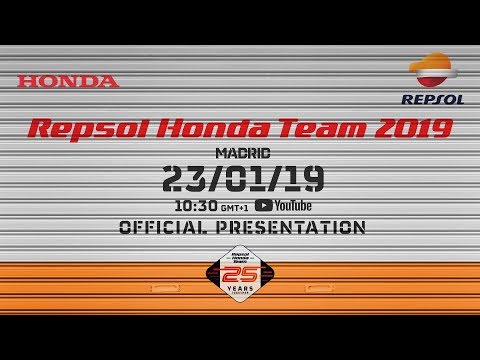 Repsol Honda Team 2019. Official Presentation