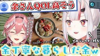 実は丁寧な暮らしをしている事が判明したお嬢w【百鬼あやめ】【鷹嶺ルイ】【おにかん】
