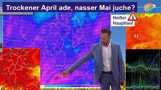 Trockener April ade? Kommt ein nasser Mai? Ensembles zeigen Regen! Wet