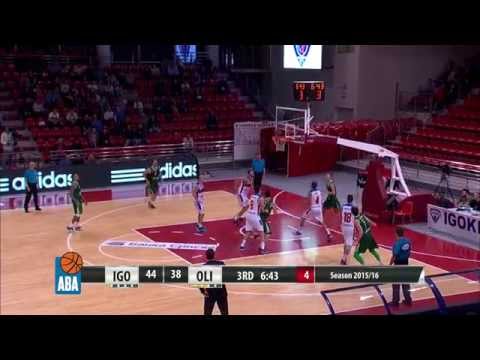 ABA Liga 2015/16, Round 2 match: Igokea - Union Olimpija (5.10.2015)