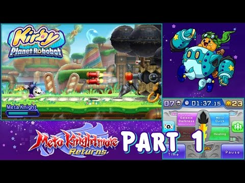 Kirby: Planet Robobot (Blindish) ~ Bonus 3 - Part 1: Meta Knightmare Returns