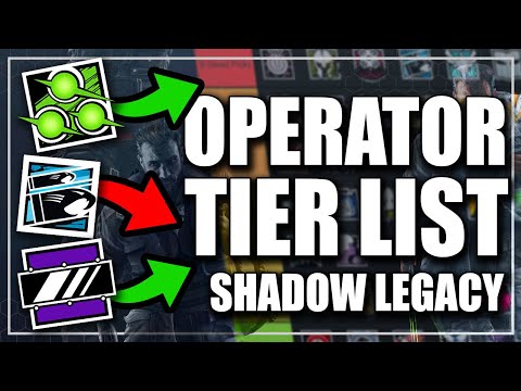 COMPLETE Rainbow Six Siege OPERATOR TIER LIST! (New Shadow Legacy)