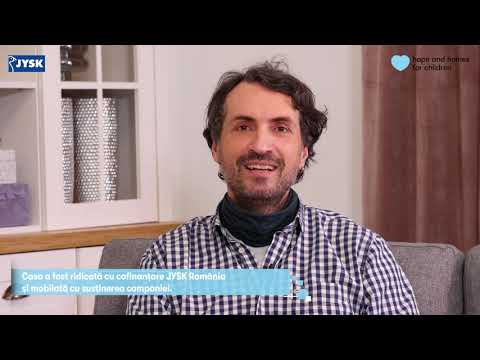 Reportaj - Casa Hope and Homes nr. 118 de la Bistrița, co-finanțată și mobilată de JYSK