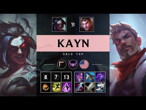 Kayn Top vs Jayce - NA Master Patch 25.07