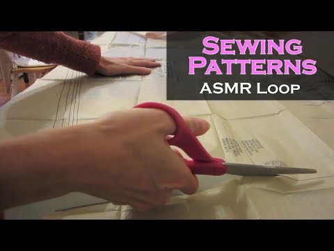 ASMR Loop: Sewing Patterns – 75 mins