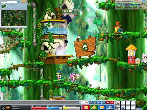 "nostalgic style" Old-school Maplestory｜A novice Magician