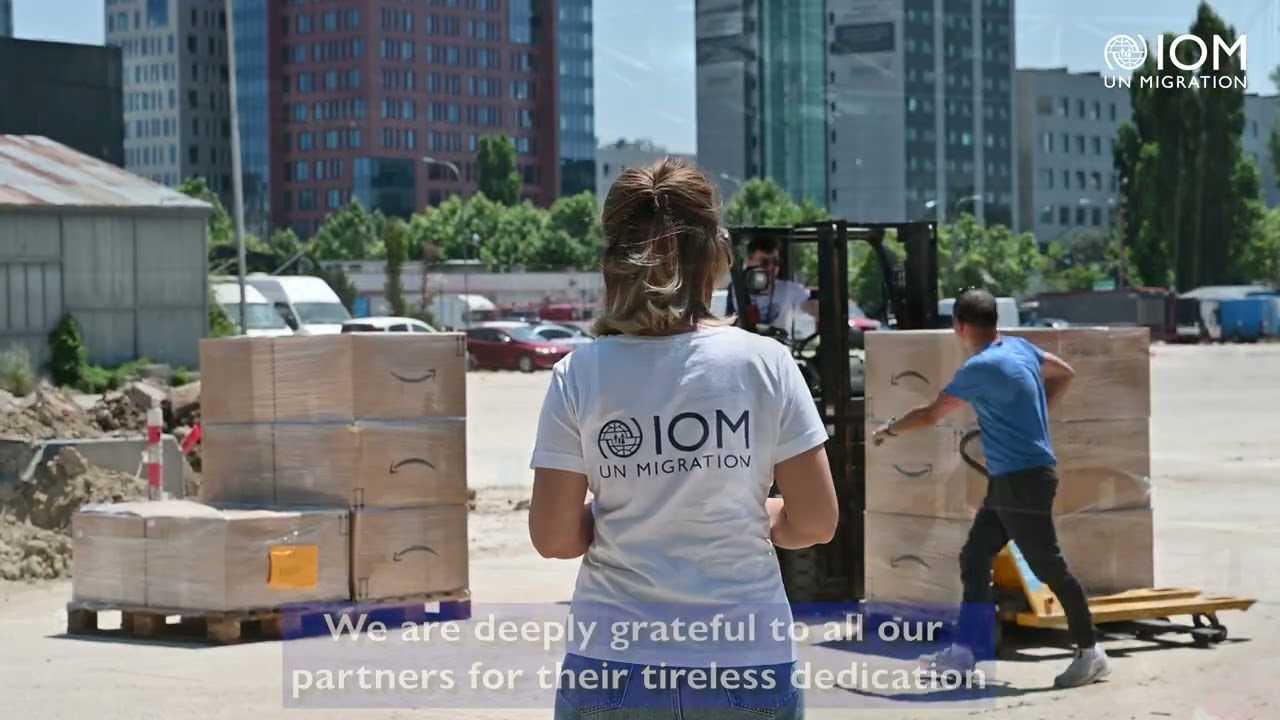 IOM Romania Distributes 17,000 Hygiene Kits with Support from Amazon and the UPS Foundation