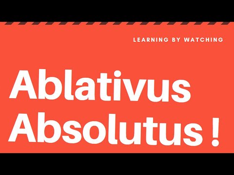 Ablativus Absolutus erklärt in 4 Minuten !