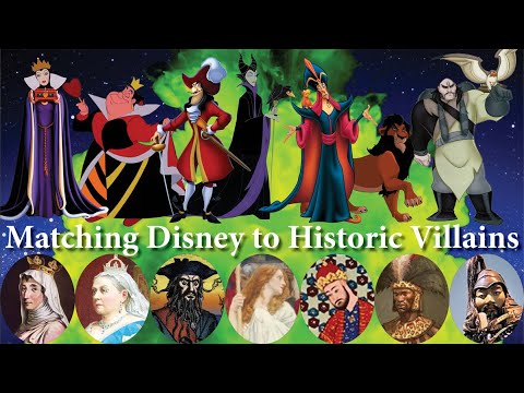 Disney Villains vs. History: Evil Queen of Hearts, Captain Hook, Maleficent, Jafar, Scar & Shan Yu