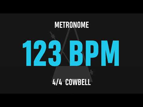 123 BPM 4/4 - Best Metronome (Cowbell)
