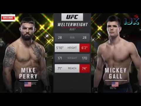 Mike perry vs Mickey Gall Full Fight [HIGHLIGHTS]