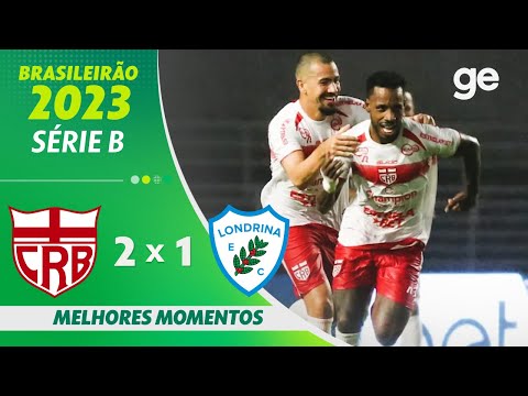 Gols e lances de CRB x Londrina