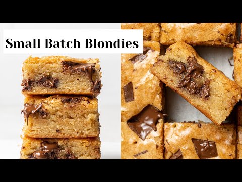 Small Batch Blondies