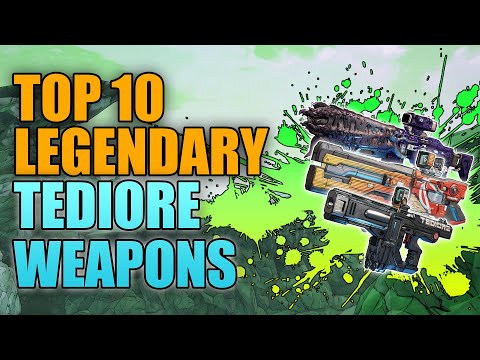 Borderlands 3 | Top 10 Legendary Tediore Weapons - Best Guns Made by Tediore