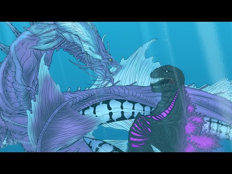 Titanus Tiamat vs. Shin Godzilla : Primordial Water Goddess