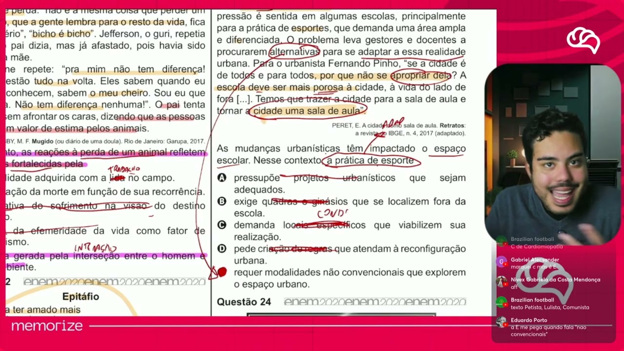 Resolução em Vídeo — Questão 23 ENEM 2020 PPL