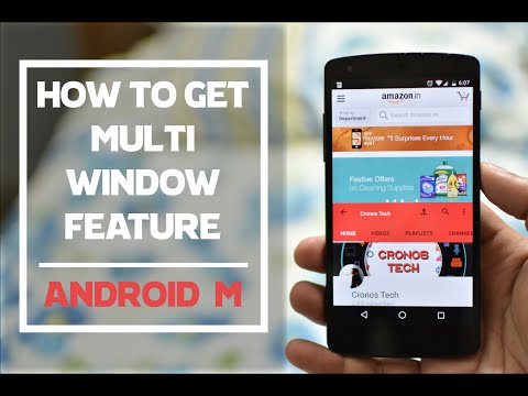 Android 6.0 Marshmallow peeking
