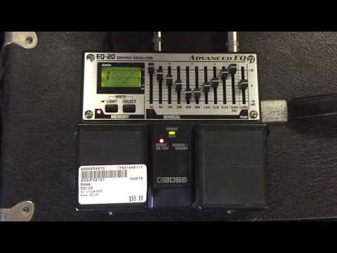 EQ-20 Advanced Equalizer by BOSS | RockBoard | PedalPedia