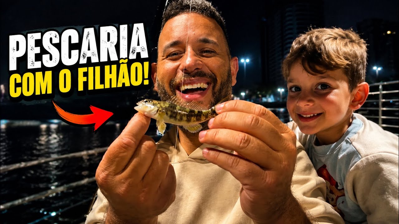 PESCARIA NOTURNA COM OS AMIGOS - PEGAMOS MUITO PEIXE 🎣 