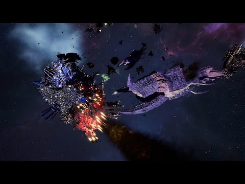 Skalgrim Mod 2021: Pyroclastic Titan - Tyranids vs Orks - Battlefleet Gothic Armada 2