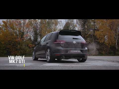 VW Golf GTI (Mk7/Mk7.5) Performance Exhaust - Rear Axle Back Sports Exhaust by Cobra Sport