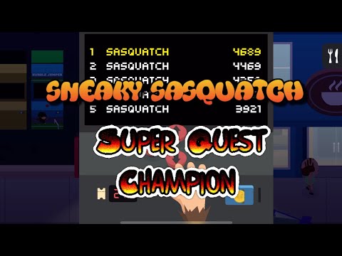 Sneaky Sasquatch Walkthrough - Super Quest Champion, how the score calculated [Apple Arcade]