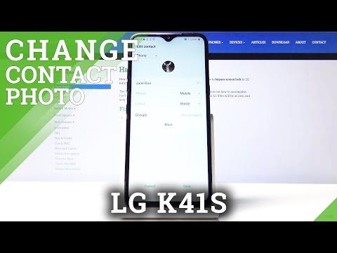 How to Add Photo to Contact in LG K41s – Customize Contact List
