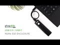 The Plugable USB-C NVMe SSD Enclosure with a Completely Tool-Free Design!