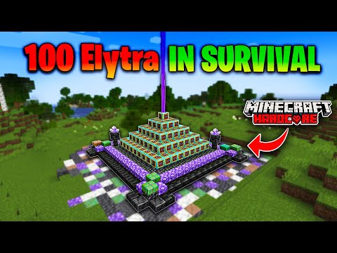 Bulky Star - I Collected 100 Elytra's in Minecraft Hardcore! (Hindi)