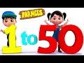 1 To 50 Numbers Song Big Number Song For Children By Farmees