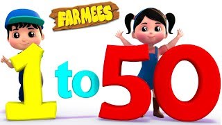 1 to 50 numbers song  Big Number Song For Children