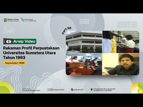 Rekaman Profil Perpustakaan USU, September 1993